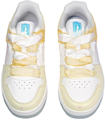 (W) 리닝 웨이드 로우 '옐로우 하트 스마일' (Li-Ning Wade Low 'Yellow Heart Smile') AGCP362-8(TeamThree-女款波点黄白) Shop (W) 리닝 웨이드 로우 '옐로우 하트 스마일' (Li-Ning Wade Low 'Yellow Heart Smile') AGCP362-8(TeamThree-女款波点黄白)