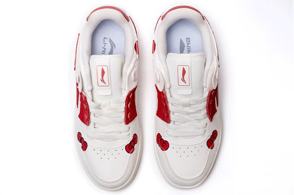 (W) 리닝 웨이 오브 웨이드 로우 화이트-레드 '레이저 나비 매듭' AGCP362-7(Team1-女款蝴蝶结白红) Shop (W) 리닝 웨이 오브 웨이드 로우 화이트-레드 '레이저 나비 매듭' AGCP362-7(Team1-女款蝴蝶结白红)