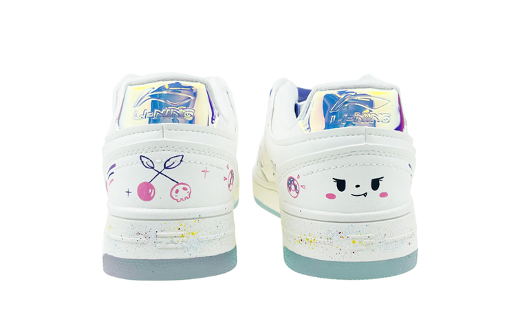 Shop (W) Zapatillas Li-Ning Way of Wade 'Blanco Púrpura' - Estilo Graffiti AGCP362-8(Team叁-女款涂鸦库洛米手绘白紫)