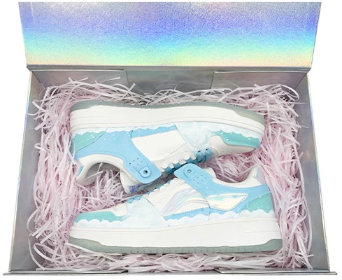 (W) 리닝 웨이드 로우탑 '푸른 하늘과 흰 구름 그래피티' ️ AGCP362-8(TeamD-女款蓝天白云白蓝) Sizing (W) 리닝 웨이드 로우탑 '푸른 하늘과 흰 구름 그래피티' ️ AGCP362-8(TeamD-女款蓝天白云白蓝)