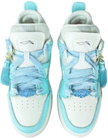 【定制球鞋】 LiNing李寧 惟吾 Pro 新年 古風絲綢 國風祥云 流蘇 噴繪 手繪 低帮 板鞋 女款 白藍色 Shop 【定制球鞋】 LiNing李寧 惟吾 Pro 新年 古風絲綢 國風祥云 流蘇 噴繪 手繪 低帮 板鞋 女款 白藍色