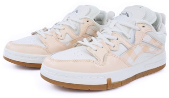 【定製球鞋】 LiNing李寧 惟吾 PRO 格紋 棋盤格 卡通 低幫 板鞋 女款 白淺橙色 Lookbook 【定製球鞋】 LiNing李寧 惟吾 PRO 格紋 棋盤格 卡通 低幫 板鞋 女款 白淺橙色