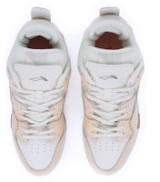 【定製球鞋】 LiNing李寧 惟吾 PRO 格紋 棋盤格 卡通 低幫 板鞋 女款 白淺橙色 Shop 【定製球鞋】 LiNing李寧 惟吾 PRO 格紋 棋盤格 卡通 低幫 板鞋 女款 白淺橙色