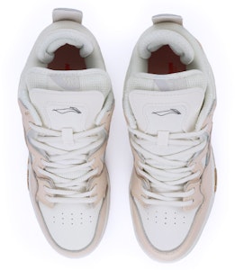 【定制球鞋】 LiNing李寧 惟吾 PRO 格紋 棋盤格 卡通 低幫 板鞋 女款 白棕 Shop 【定制球鞋】 LiNing李寧 惟吾 PRO 格紋 棋盤格 卡通 低幫 板鞋 女款 白棕