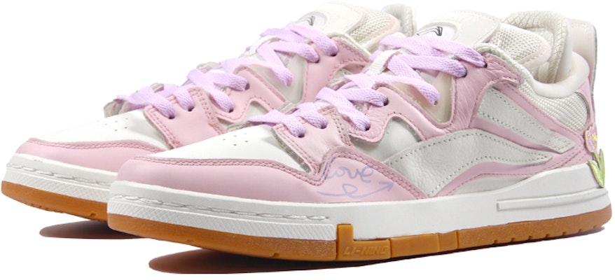 (W) Li-Ning Weiwu ''Tulip Love White-Pink'' AETR006-1(TeamJ-520夏日郁金香) Lookbook (W) Li-Ning Weiwu ''Tulip Love White-Pink'' AETR006-1(TeamJ-520夏日郁金香)