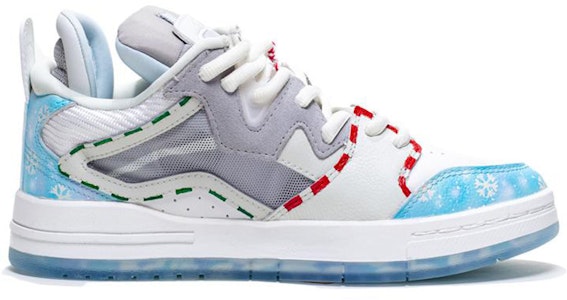 【定製球鞋】 LiNing李寧 惟吾 PRO 潮流舒適軟彈 SHOEME 聖誕節 雪花 糖果 冰雪奇緣 特殊鞋盒 低幫 板鞋 女款 藍白 Lookbook 【定製球鞋】 LiNing李寧 惟吾 PRO 潮流舒適軟彈 SHOEME 聖誕節 雪花 糖果 冰雪奇緣 特殊鞋盒 低幫 板鞋 女款 藍白