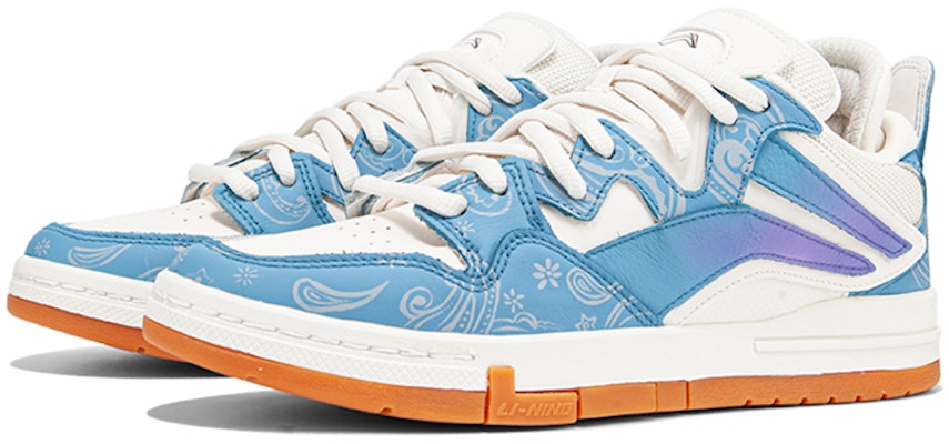 (W) 李寧 韋駄天Pro「ペイズリー青白グラデ」(カスタムシューズ) AETR006-1(Teamfour-女款腰果花蓝) Lookbook (W) 李寧 韋駄天Pro「ペイズリー青白グラデ」(カスタムシューズ) AETR006-1(Teamfour-女款腰果花蓝)