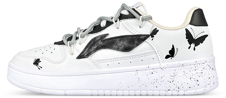 custom-shoes-women-li-ning-y2-k-butterfly-black-white-grey