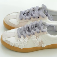 【定製球鞋】 LiNing李寧 雲川 簡約小花 小清新 低筒 鞋面貼花 簡約百搭 防滑 耐磨 板鞋 女款 灰黑白 Cheap 【定製球鞋】 LiNing李寧 雲川 簡約小花 小清新 低筒 鞋面貼花 簡約百搭 防滑 耐磨 板鞋 女款 灰黑白