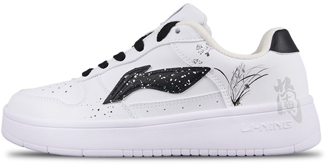 custom-shoes-women-li-ning-yunyou-white-black