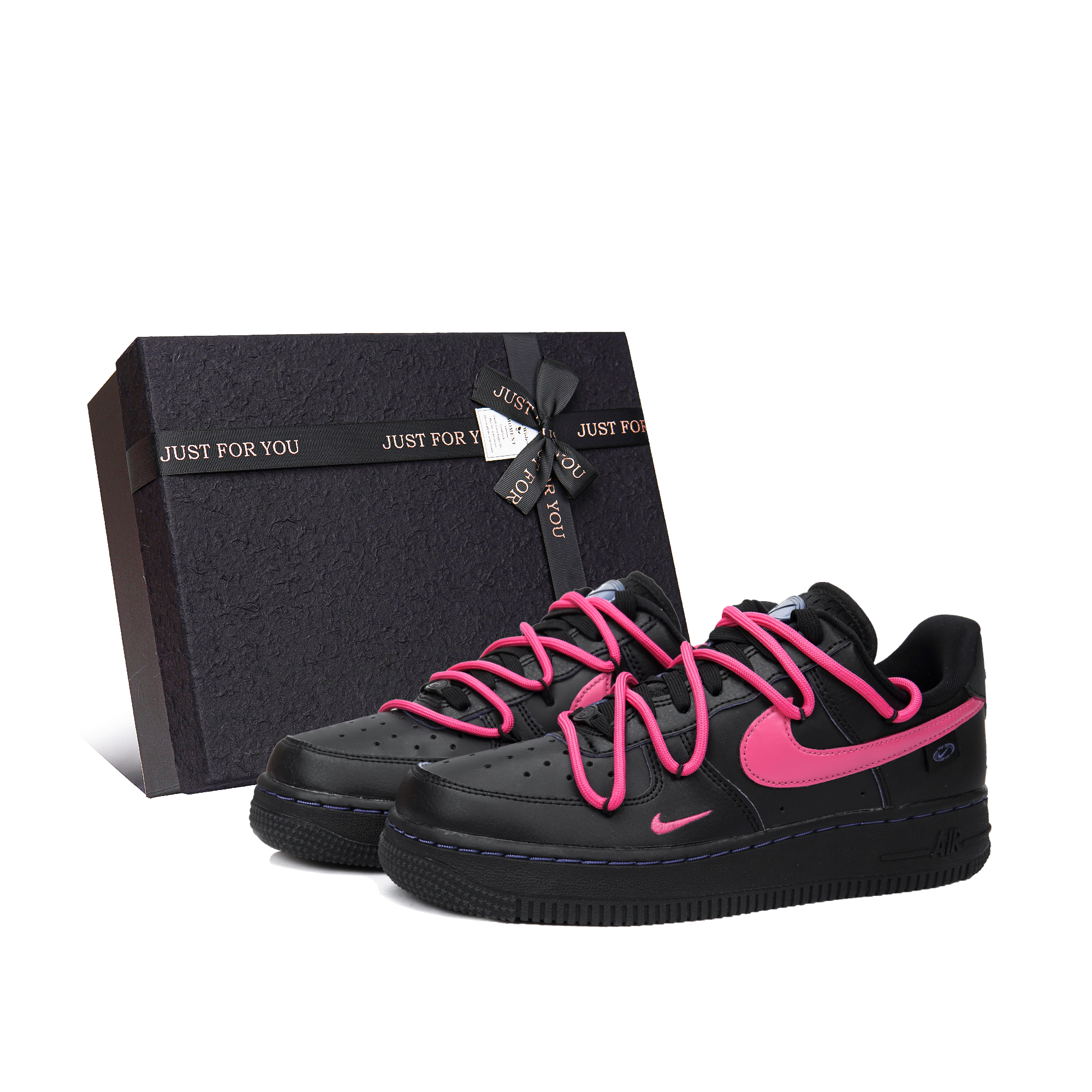 Buy (W) 나이키 3LAB x 덩크 로우 "핫핑크 로즈" (블랙/핑크) FB1840-001(Teamp-热粉玫瑰S-BOX）