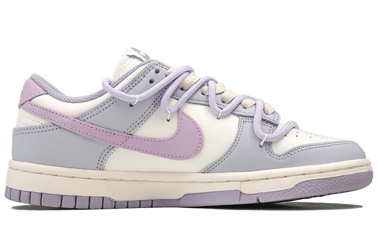 Order (W) [Sepatu Kustom] Nike Sneaker Lab x Dunk Low 'Tulip Monet Ungu' DD1503-500(Team27-女款爱心扣郁金香)