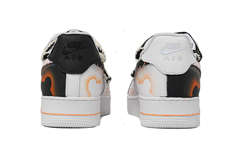 Shop (W) [定制鞋] 耐克 希有人种 NANA x Air Force 1 Low "达芬奇定制 - 爱女巫黑白" DD8959-100(TeamM-女款爱心魔女S-BOX)
