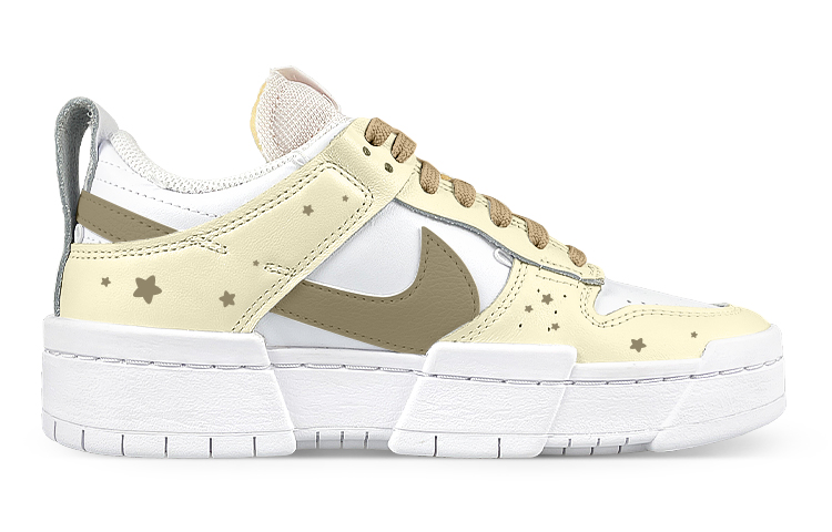 Order [Custom Shoes] (Women) Nike 玩鞋 x Dunk Disrupt 'White Yellow 熊大卫'