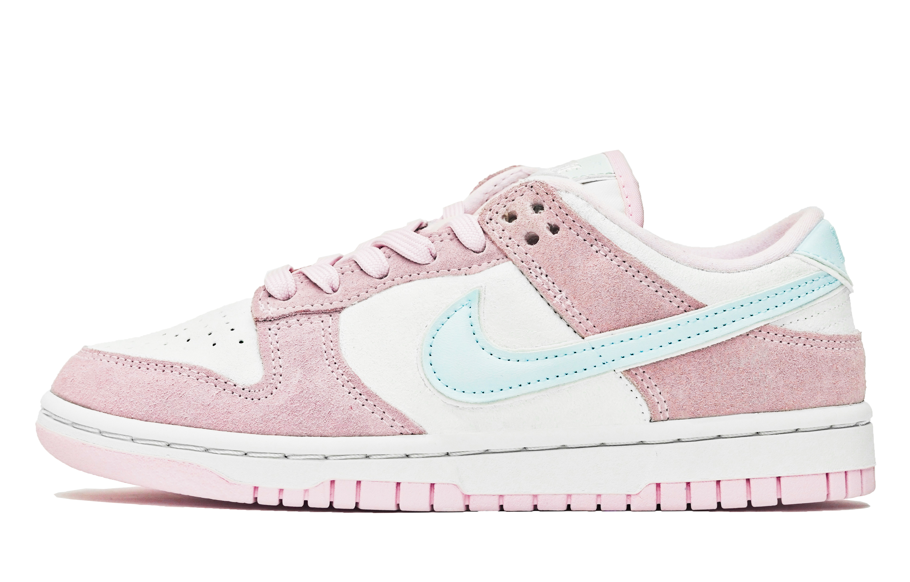 [Custom Shoes] (W) Nike ABLOODING Dunk Low 'Icy Pink-Blue'