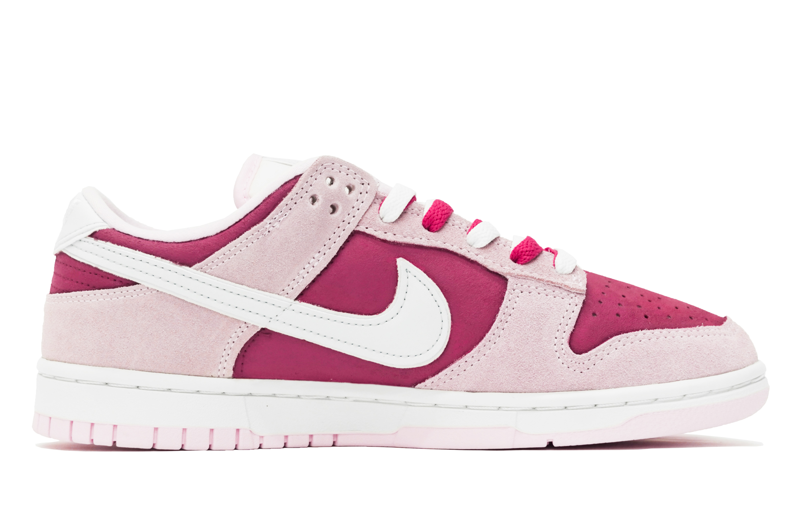 Order 【定製球鞋】Nike Dunk Low ABLOODING 少女心事系列 玫瑰奶烏 草莓 低幫 板鞋 女款 樹莓粉