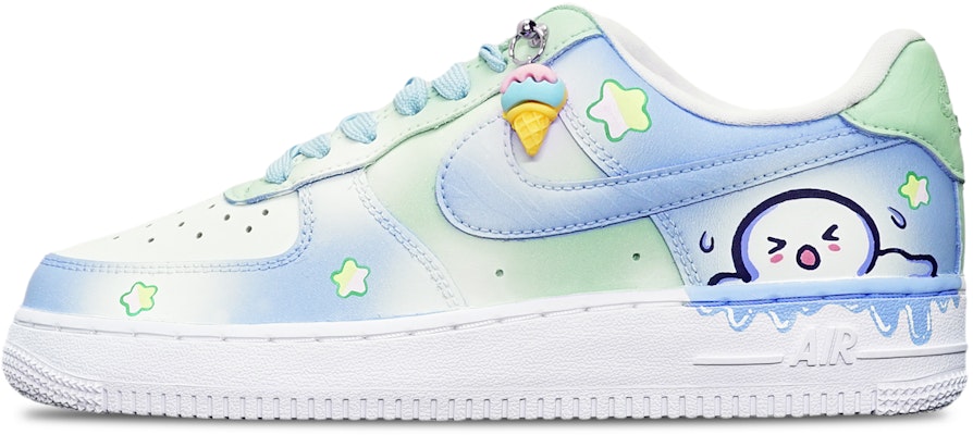 (W) 나이키 에어포스 '07 '블루베리 말차 아이스크림' (커스텀) DD8959-108(TeamT-冰淇淋蓝绿白S-BOX) Buy (W) 나이키 에어포스 '07 '블루베리 말차 아이스크림' (커스텀) DD8959-108(TeamT-冰淇淋蓝绿白S-BOX)