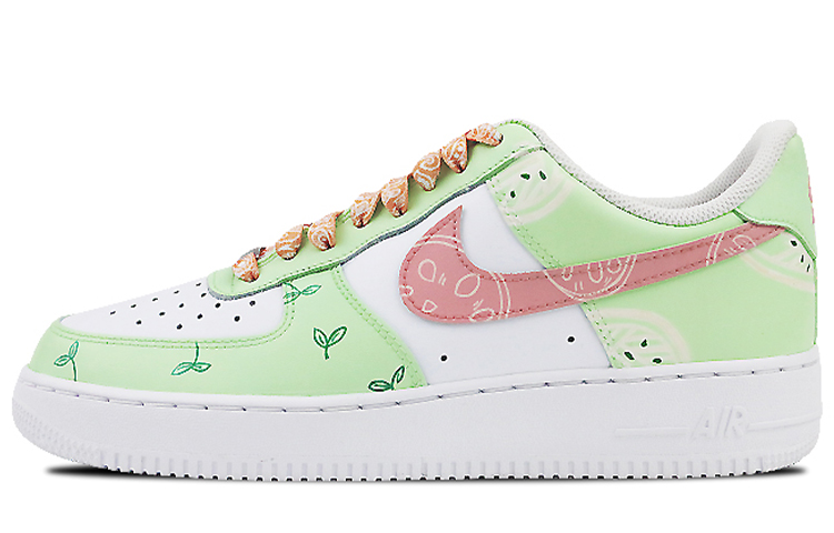 Buy (W) [Sepatu Kustom] Nike Air Force 1 '07 'Hangzhou West Lake Teh Guihua Teratai' 314192-117(Team叁-女款喷绘手绘片儿川美食)