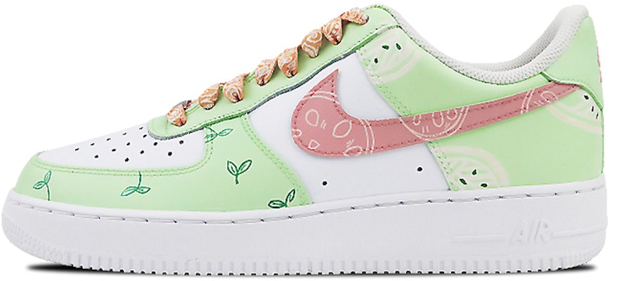 【定制球鞋】 Nike Air Force 1’07 西湖龍井 片兒川 桂花蓮藕 杭州限定 防滑耐磨 低幫 板鞋 女款 橙白綠 Buy 【定制球鞋】 Nike Air Force 1’07 西湖龍井 片兒川 桂花蓮藕 杭州限定 防滑耐磨 低幫 板鞋 女款 橙白綠