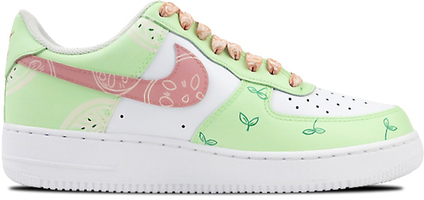 【定制球鞋】 Nike Air Force 1’07 西湖龍井 片兒川 桂花蓮藕 杭州限定 防滑耐磨 低幫 板鞋 女款 橙白綠 Order 【定制球鞋】 Nike Air Force 1’07 西湖龍井 片兒川 桂花蓮藕 杭州限定 防滑耐磨 低幫 板鞋 女款 橙白綠