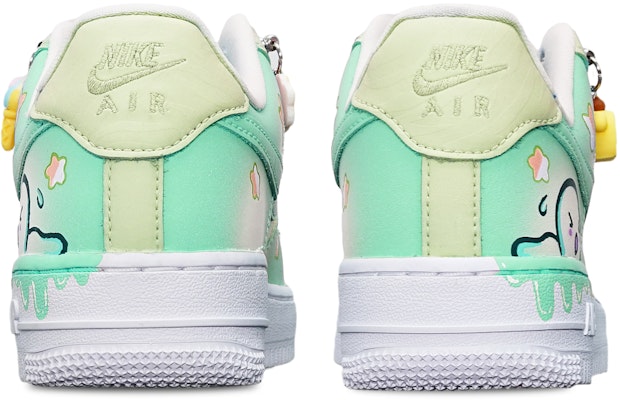 【訂製球鞋】Nike Air Force 1 ‘07 抹茶奶油冰淇淋 低筒 復古板鞋 特殊鞋盒 附小熊 女款 綠米白 Shop 【訂製球鞋】Nike Air Force 1 ‘07 抹茶奶油冰淇淋 低筒 復古板鞋 特殊鞋盒 附小熊 女款 綠米白
