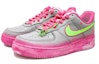 Lookbook 【定制球鞋】Nike Air Force 1 Low 1'07 別針 愛心 做舊 低幫 板鞋 女款 灰粉綠