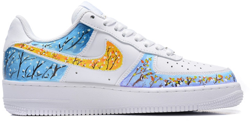 (W) 나이키 에어포스 1 '07 '매화 청백' (커스텀) DD8959-100(team54-女款雪中梅花) Order (W) 나이키 에어포스 1 '07 '매화 청백' (커스텀) DD8959-100(team54-女款雪中梅花)