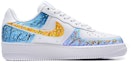Order 【訂製球鞋】Nike Air Force 1 Low '07 空軍一號 雪中梅花 休閒 低幫 板鞋 女款 藍白色