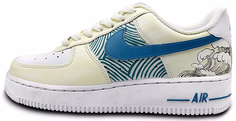 (W) 나이키 에어포스 1 '07 로우 '글레이즈드 라이트 블루' (커스텀) DD8959-100-460287 Buy (W) 나이키 에어포스 1 '07 로우 '글레이즈드 라이트 블루' (커스텀) DD8959-100-460287