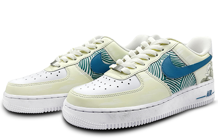 Lookbook (W) [Kasut Tersuai] Nike Air Force 1 '07 Low 'Glazed Light Blue' Biru Muda. DD8959-100-460287