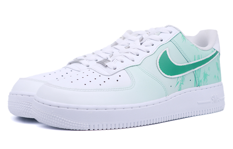 Lookbook (W) [カスタムシューズ] (レディース) ナイキ エアフォース1 '07 ロー 'ジェイドバンブーグラデーション' DD8959-100(Team拾捌-女款AF1玉竹)