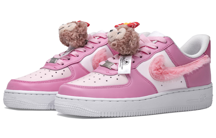 Lookbook (W) 나이키 에어포스 1 '07 로우 '발렌타인 테디베어' 315115-112(TeamB-情人节小熊毛绒钩白粉)