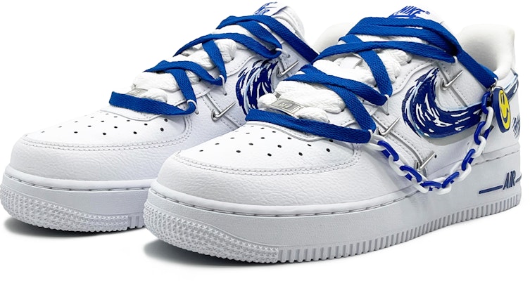 (W) 나이키 에어포스 1 '07 LX '크롬 럭스' (커스텀) CT1990-100(Team131-smile-SBOX) Shop (W) 나이키 에어포스 1 '07 LX '크롬 럭스' (커스텀) CT1990-100(Team131-smile-SBOX)