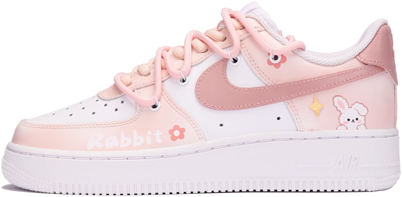 (W) Zapatillas Nike Air Force 1 "Conejito Rosa" DD8959-100(TeamThree-女款可爱兔子粉白) Buy (W) Zapatillas Nike Air Force 1 "Conejito Rosa" DD8959-100(TeamThree-女款可爱兔子粉白)