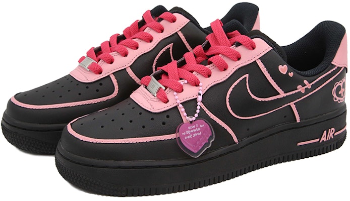 (W) 【定制鞋款】耐克空军一号‘涂鸦日记极简黑粉’ DD8959-001(Team175) Shop (W) 【定制鞋款】耐克空军一号‘涂鸦日记极简黑粉’ DD8959-001(Team175)