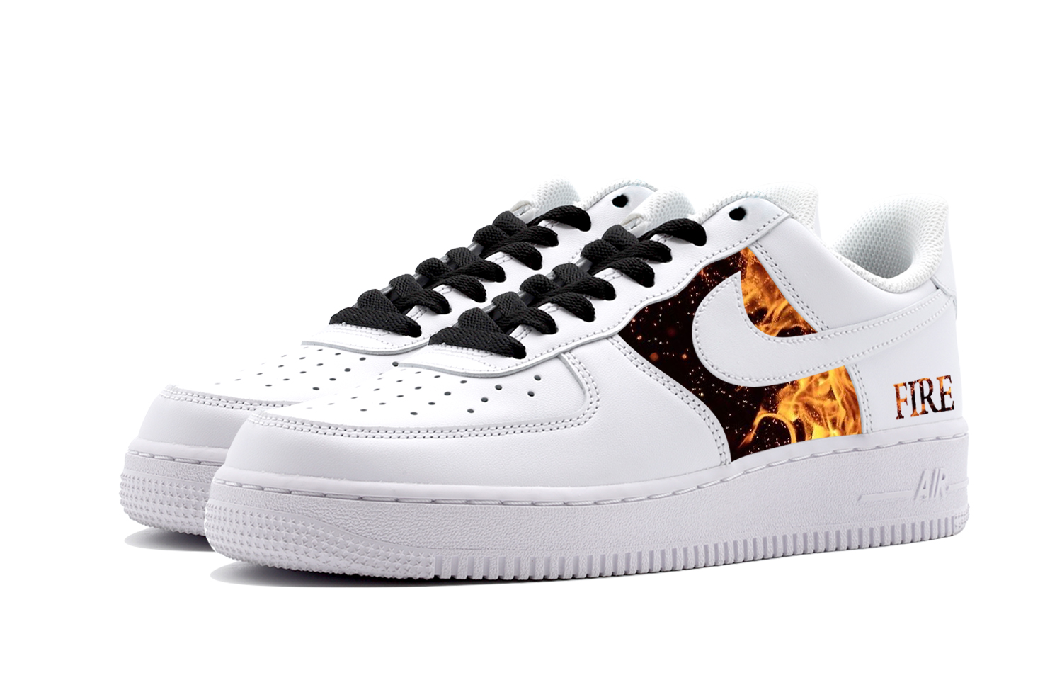 Shop (W) [定制鞋] 耐克空军1号 '全白' DD8959-100(Team140-fire)