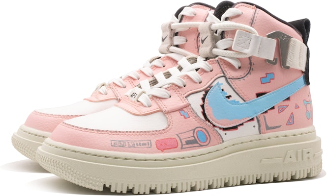 (W) 나이키 에어포스 1 하이 '사이버펑크 픽셀 핑크 블루' (커스텀) DC3584-100(team72-电竞少女) Shop (W) 나이키 에어포스 1 하이 '사이버펑크 픽셀 핑크 블루' (커스텀) DC3584-100(team72-电竞少女)