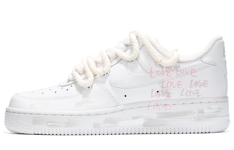 Buy (W) [定制鞋] 耐克空军1号高帮“嘻哈街头涂鸦白” DD8959-100(Team62-灵魂伴侣)