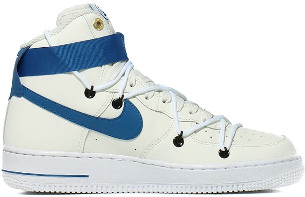 【訂製球鞋】Nike Air Force 1 High 破壞卡比 高筒 板鞋 女款 白藍黃 Order 【訂製球鞋】Nike Air Force 1 High 破壞卡比 高筒 板鞋 女款 白藍黃