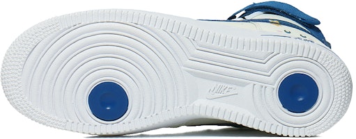 (W) 나이키 에어포스1 하이 '화이트 블루 옐로우' (커스텀) DQ7584-100(Team10--破坏卡比) Details for (W) 나이키 에어포스1 하이 '화이트 블루 옐로우' (커스텀) DQ7584-100(Team10--破坏卡比)