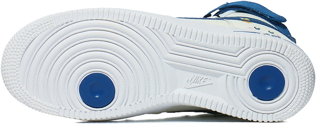 【訂製球鞋】Nike Air Force 1 High 破壞卡比 高筒 板鞋 女款 白藍黃 Details for 【訂製球鞋】Nike Air Force 1 High 破壞卡比 高筒 板鞋 女款 白藍黃