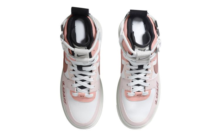 Shop (W) [Sepatu Kustom] Nike Air Force 1 High Utility 2.0 'Pink Bunny' DC3584-100(Team拾玖-嫩粉兔S-BOX)