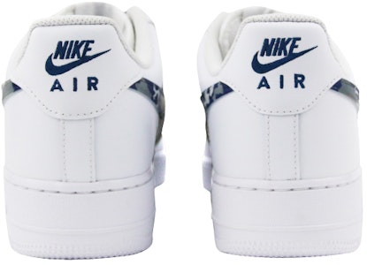 (W) Zapatillas Nike Air Force 1 '07 "Grafiti Camo" 314192-117(Team叁-女款喷绘手绘白蓝灰迷彩) Shop (W) Zapatillas Nike Air Force 1 '07 "Grafiti Camo" 314192-117(Team叁-女款喷绘手绘白蓝灰迷彩)