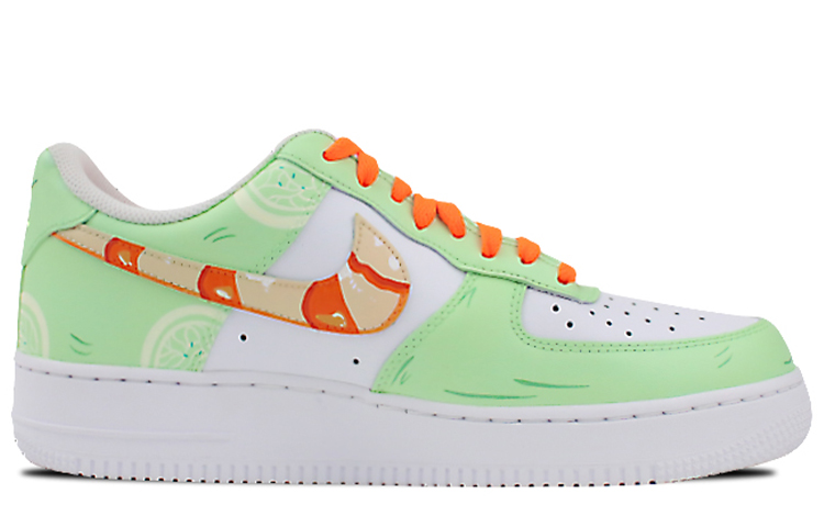 Order (W) [定制鞋] Nike Air Force 1 Low '07 '杭州西湖龙井' 314192-117(Team叁-女款喷绘手绘龙井虾仁美食)