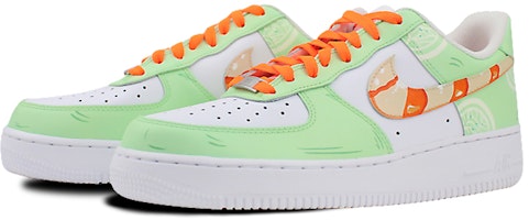 【定制球鞋】 Nike Air Force 1 Low ’07 西湖龍井 龍井蝦仁 片兒川 杭州限定 低幫 板鞋 女款 橙白綠 Lookbook 【定制球鞋】 Nike Air Force 1 Low ’07 西湖龍井 龍井蝦仁 片兒川 杭州限定 低幫 板鞋 女款 橙白綠
