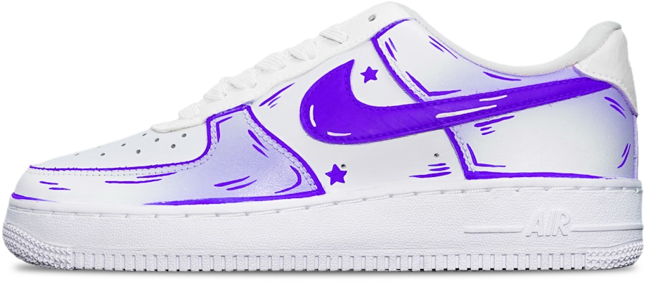 (W) 나이키 에어포스 1 '07 라벤더 코믹 스트라이프 (커스텀) DD8959-108-484837 Order (W) 나이키 에어포스 1 '07 라벤더 코믹 스트라이프 (커스텀) DD8959-108-484837