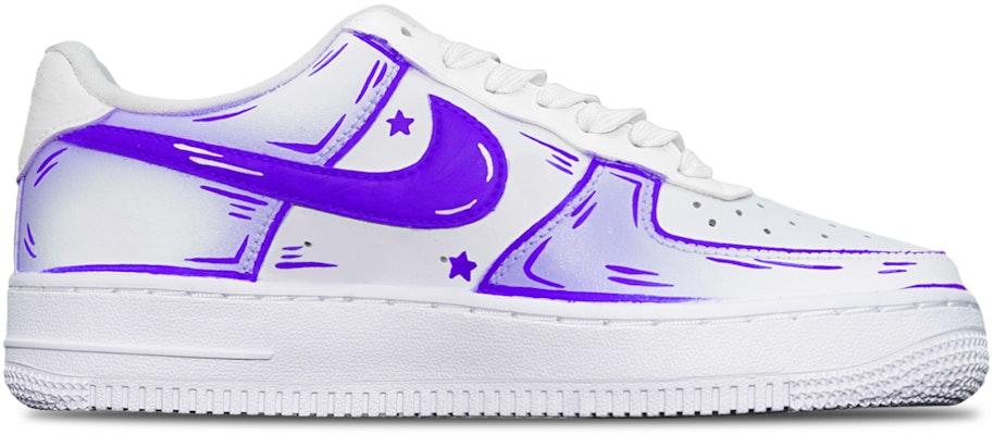 (W) 나이키 에어포스 1 '07 라벤더 코믹 스트라이프 (커스텀) DD8959-108-484837 Lookbook (W) 나이키 에어포스 1 '07 라벤더 코믹 스트라이프 (커스텀) DD8959-108-484837