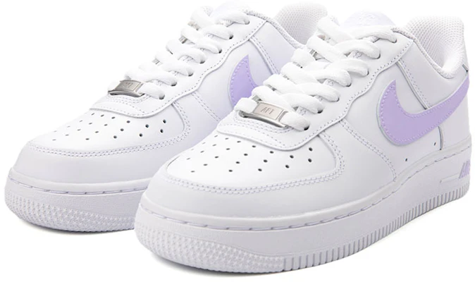 【定制球鞋】Nike Air Force 1 Low 07 空軍一號 改色 簡潔 塗鴉 丁香紫色 低幫 板鞋 女款 紫白 Lookbook 【定制球鞋】Nike Air Force 1 Low 07 空軍一號 改色 簡潔 塗鴉 丁香紫色 低幫 板鞋 女款 紫白