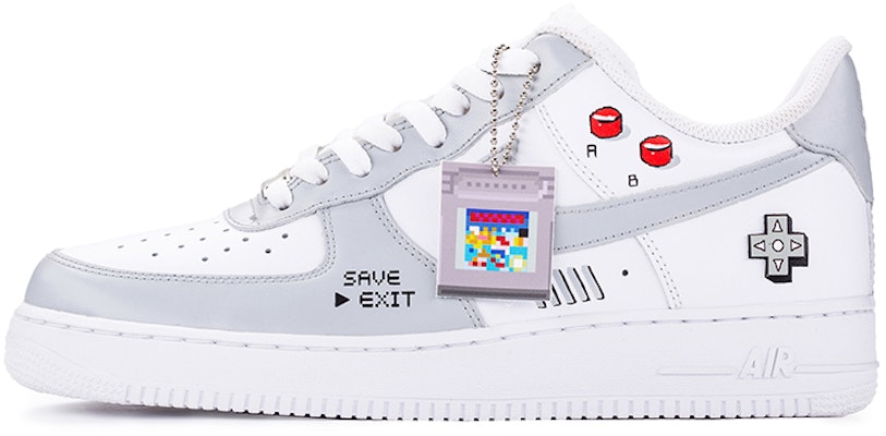 (W) 나이키 에어포스 1 '마리오 픽셀 블루그레이' (커스텀) 315115-112(TeamA-女款儿童节马里奥白灰) Order (W) 나이키 에어포스 1 '마리오 픽셀 블루그레이' (커스텀) 315115-112(TeamA-女款儿童节马里奥白灰)