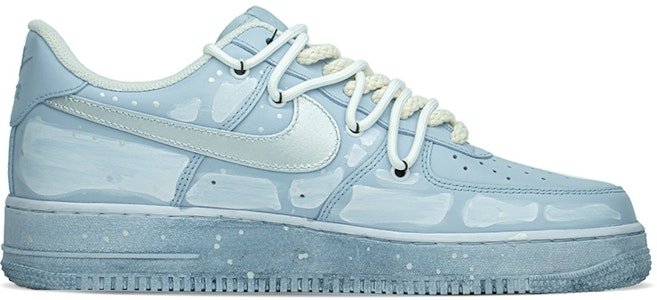 (W) カスタム Nike Air Force 1 '07 スクラッチブルー 315115-112(TeamA-AF1银蓝艺术馆) Order (W) カスタム Nike Air Force 1 '07 スクラッチブルー 315115-112(TeamA-AF1银蓝艺术馆)